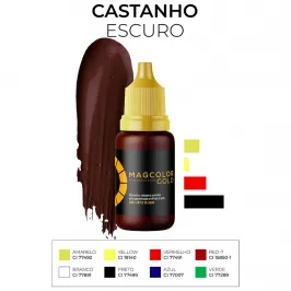 PIGMENTO MAG COLOR- CASTANHO ESCURO 5ml0,