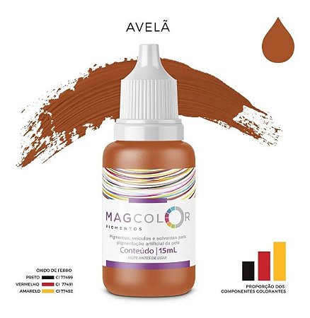 PIGMENTO MAG COLOR- AVELÃ 5ml