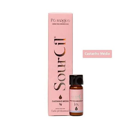 HENNA SOURCIL PREMIUM- CASTANHO MÉDIO