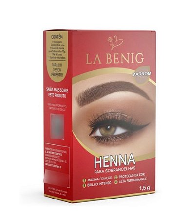 HENNA LA BENIG- MARROM 3G