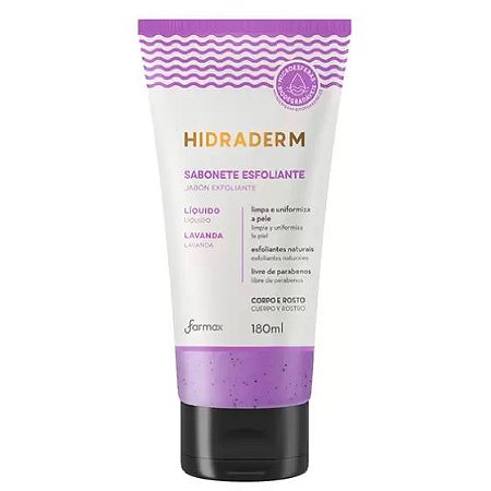 SABONETE ESFOLIANTE HIDRADERM- LAVANDA 180ML