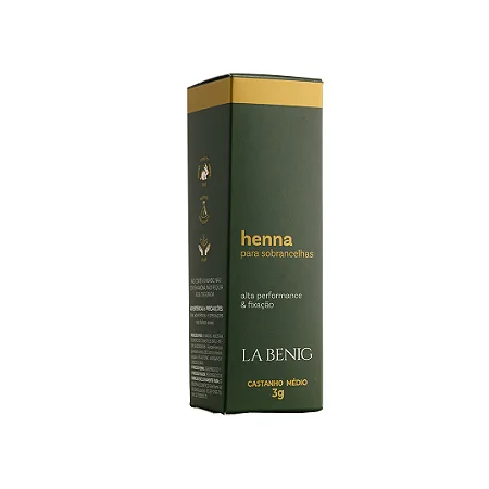 HENNA LA BENIG- CASTANHO MÉDIO 3G