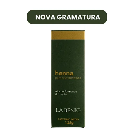 HENNA LA BENIG- CASTANHO MÉDIO 1,25g