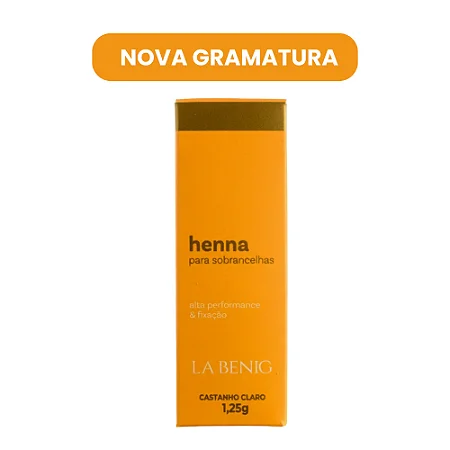 HENNA LA BENIG- CASTANHO CLARO 1,25g