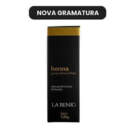 HENNA LA BENIG- PRETO 1,25g