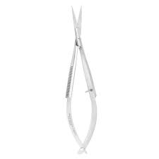 TESOURA PONTA RETA PARA SOBRANCELHA AÇO INOX -
