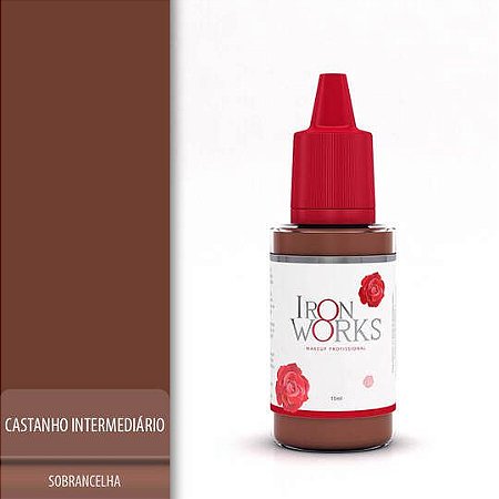 PIGMENTO IRON WORKS 15ML - CASTANHO INTERMEDIÁRIO