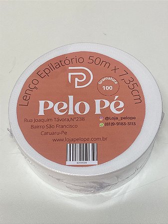 ROLO DE TNT- LENÇO PARA DEPILAÇÃO 50m x 7,35cm