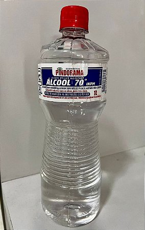 Álcool 70% Líquido Pindorama de 1L