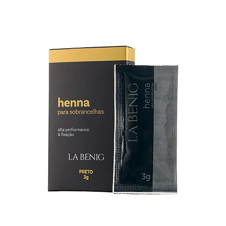 HENNA REFIL LA BENIG PRETO 3,0g