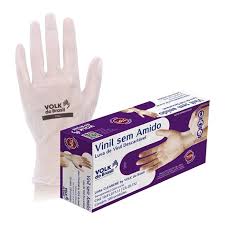 LUVA VINIL VOLK COM AMIDO - G