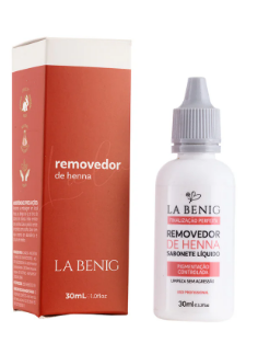 REMOVEDOR HENNA SOBRANCELHAS LA BENIG 30ML