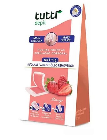 Folha Corporal Morango -Tutti