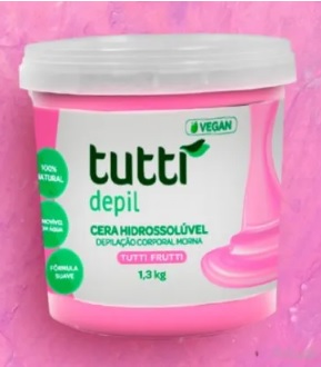 Cera Hidrossolúvel Tutti Fruti - 1.300kg