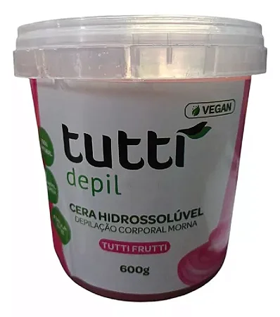 Cera Hidrossolúvel Tutti - Fruti - 600 g