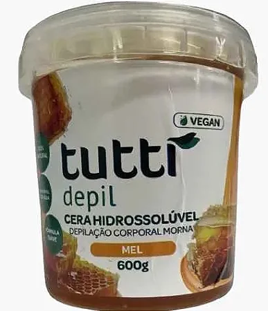 Cera Hidrossolúvel Mel Tutti - 600G