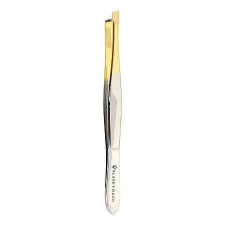 PINÇA PONTA CHANFRADA DOURADA KLASS VOUGH -TW-85HG
