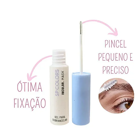 Gel Incolor Para Sobrancelha  SP Colors Incolor Mask