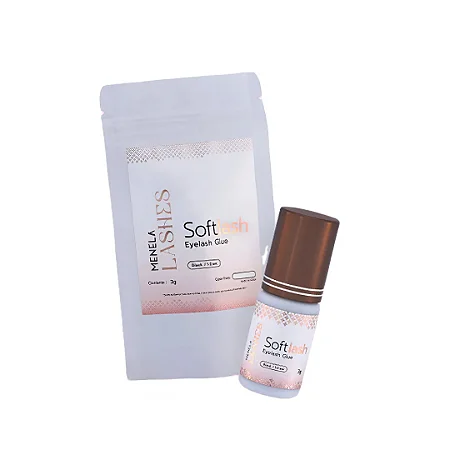 Cola para Extensão de Cílios Soft black Lash Menela Lashes 3g