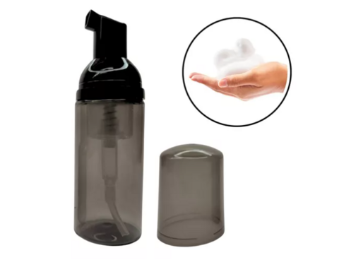 Frasco  Pump  Preto  50ml
