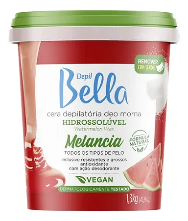 CERA HIDROSSO MELANCIA DEPIL BELLA 1,300 KL