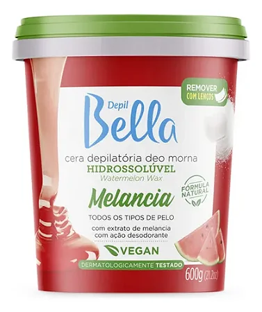 CERA HIDROSSO MELANCIA DEPIL BELLA 600G