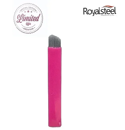 LAMINA ROYAL STEEL (Anvisa) - EDIÇÃO ESPECIAL 16 Pontas 0.15mm Pink