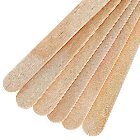PALITO DE MADEIRA PARA DEPILAÇÃO C/100