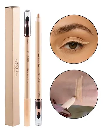 Lápis Para Olhos Com Esponja Glass Ruby Rose