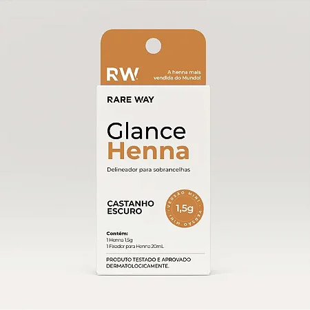 HENNA GLANCE CASTANHO ESCURO 1,5 G