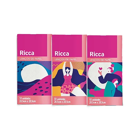 Lenço de Papel  Ricca