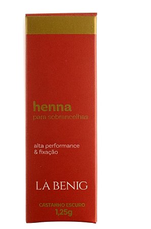 HENNA LA BENIG CASTANHO ESCURO 1,25G