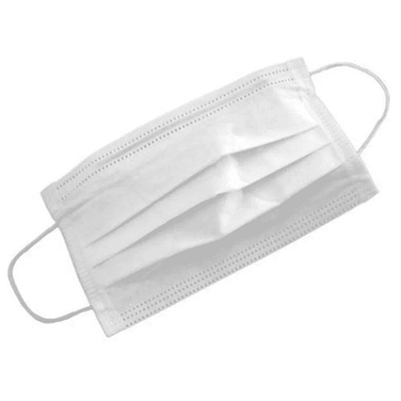 Máscara Descartável -Branca Pacote com 10 - Un