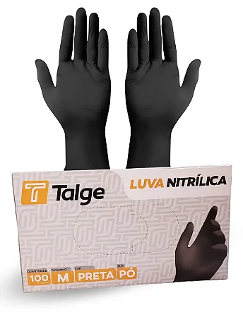 Luva de Procedimento Nitrilica TAM M - Talge