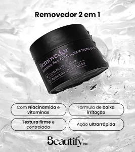 Removedor em Gel 2 em 1 Beautify Pro 5g