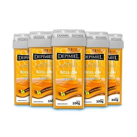 KIT  COM 10 UND CERA ROLL ON  CLASSICA DEPIMIEL 100G