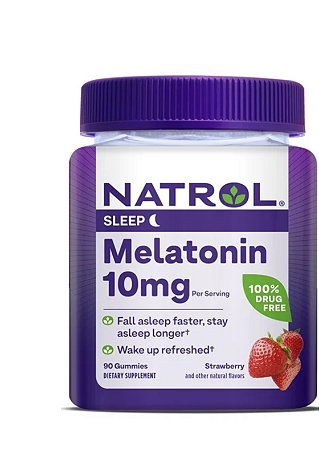 Melatonina 10mg 90 gummies - Sleep Natrol