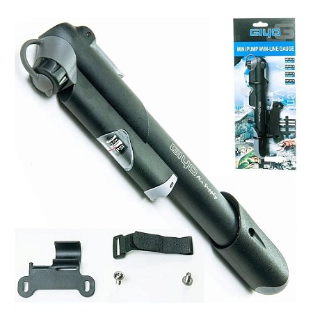 BOMBA DE AR GIYO DE M O MINI PUMP GP41 C MANOMETRO