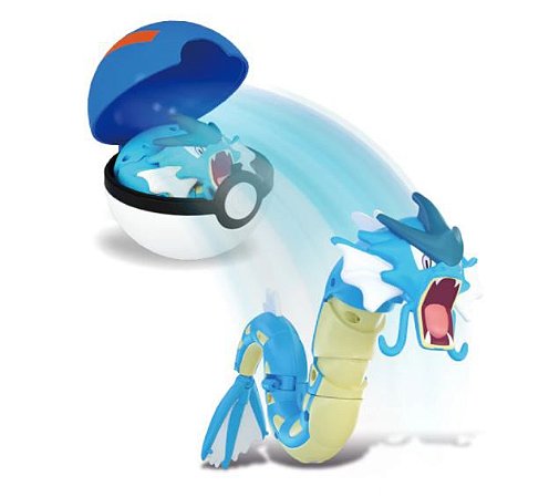 Brinquedo Pokemon Gyarados Na Pokebola Boneco Articulado na