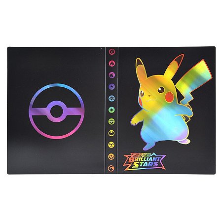 Álbum de Cartas Pokemon Colecione Seus Personagens Favoritos
