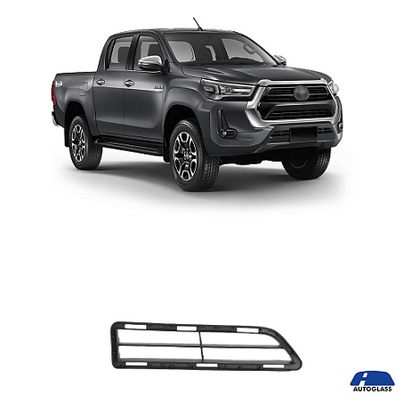 Grade do parachoque dianteiro Hilux 2021/2025