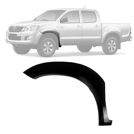 Alargador paralama Hilux 2012 2013 2014 2015