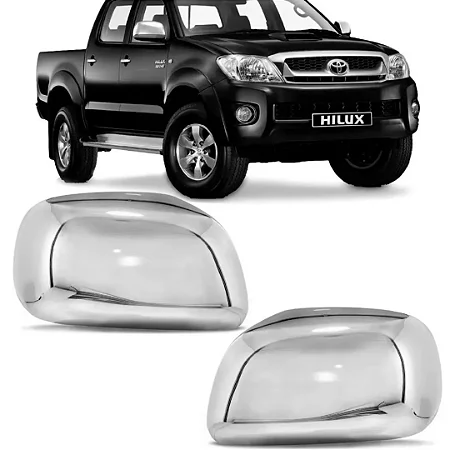 Capa retrovisor Hilux 2005/2011 cromado