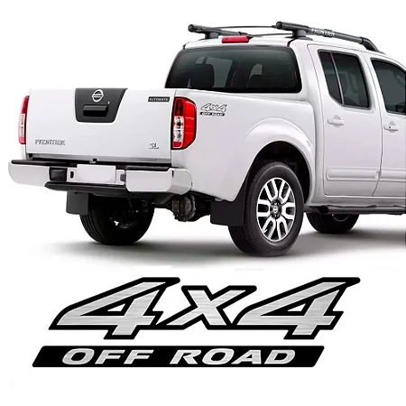 Adesivo lateral caçamba Frontier 2008/2016 4x4 off Road