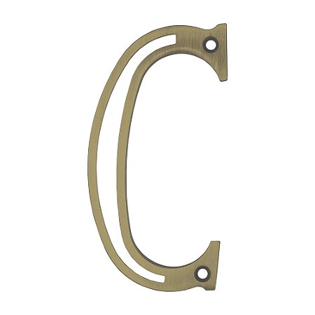 Letra Residencial - "C" - Oxidado - c/ 1 unidade