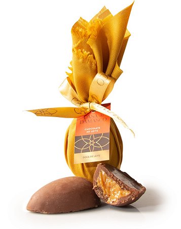 Ovinho de Chocolate Ao Leite recheado com Doce de Leite 140g