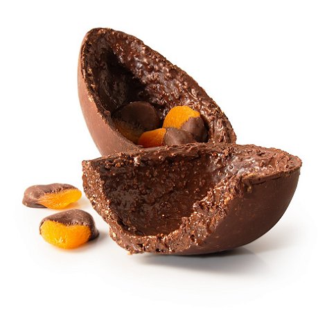 Ovo de Chocolate Meio Amargo Crocante com Castanha de Caju