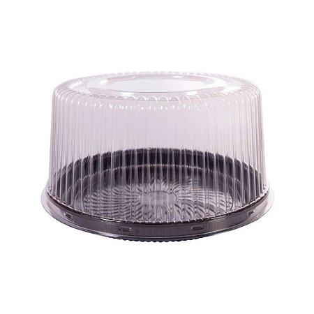 Embalagem Bolo Alta 1,7kg Redondo 22cm Galvanotek 5 uni