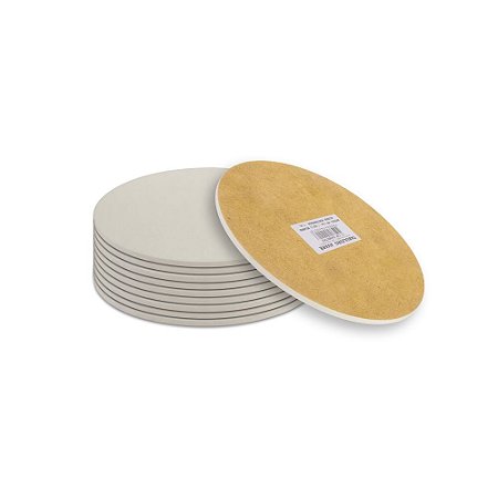 Kit 10 Tabuleiros Bolo MDF 4mm - 15cm