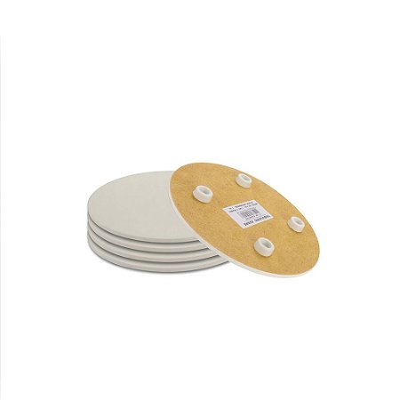 Kit 5 Tabuleiro para Bolo MDF 4mm - 15cm com Pé
